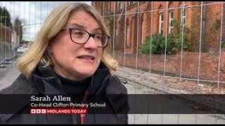 BBC Midlands Today  Clifton Road School Fire [upl. by Abibah555]