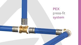 Installation of a PEX pressfit system  COMAP [upl. by Aled884]