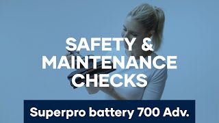 Safety amp Maintenance Checks  Superpro battery 700 Backpack Vacuum  Pacvac Product Training Video [upl. by Eppes]