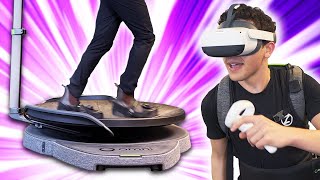 This VR Treadmill is INSANE  Omni One Showcase [upl. by Ymerrej409]