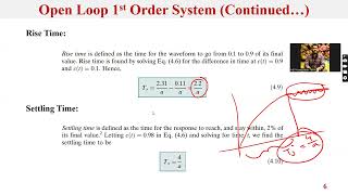 Lecture 07 first order System Part 01 [upl. by Ylrae3]