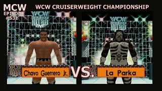 Chavo Guerrero vs La Parka  WCW Cruiserweight Championship  Nitro  Ep 531 [upl. by Acinom358]