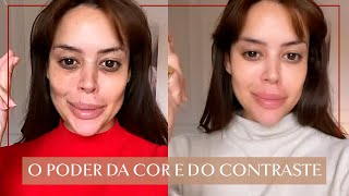 Descubra o PODER das suas CORES E CONTRASTE [upl. by Redienhcs]