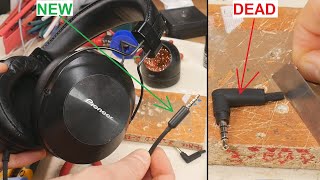 35mm Audio Jack Repair on Pioneer SEMS5T Headphones [upl. by Abby399]