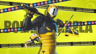 JOGANDO COM O BOLA AMARELA 🎱   FORTNITE [upl. by Ardnwahs]