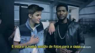 Justin Bieber and Usher  2012 Billboard Cover Shoot LEGENDADO [upl. by Selle]