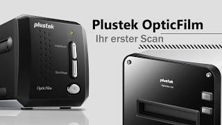 Plustek OpticFilm  Ihr erster Scan [upl. by Dranel]