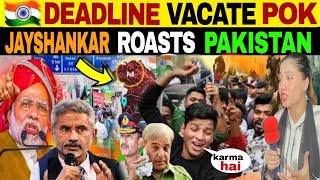 INDIAS 🇮🇳 TO PAK 🇵🇰 VACATE POK AS SOON AS POSSIBLE  PAK PUBLIC REACTION [upl. by Nosnarb266]