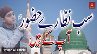 Super Hit Naat Sab Nazare Hazoorﷺ Apke He Hassan Ali Official Beautiful Voice Official Video [upl. by Hendrika148]