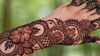 New 2024 Special Mehndi Design For Back HandLatest Simple bridal mehndi designEid special Mehndi [upl. by Krisha686]