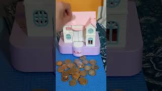 TOSS COIN MINI DEPOSIT BANKSATISFYINGASMRSHORT VEDIO [upl. by York]