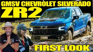 ZR2  SIDEWAYS AND BOGGED  AUSTRALIAS FIRST LOOK  GMSV CHEVROLET SILVERADO 1500 ZR2 [upl. by Halludba]