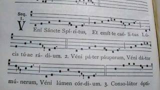 Sequenza di Pentecoste Schola Gregoriana Mediolanensis Giovanni Vianini [upl. by Rooker]