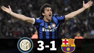 Inter Milan vs Barcelona 31 UCL Semi Final 20092010 All Goals amp Full Match Highlights [upl. by Coulombe]