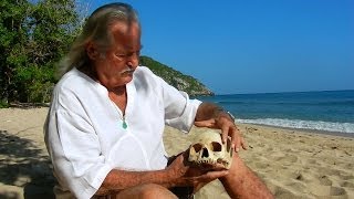 Taíno Museum  Carved Skull Wood Pipes Talking Stick [upl. by Borlase]