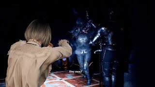 Resident Evil 4 Remake Ashley Gameplay  Terrifying Armor Chase Scene [upl. by Adnoral210]