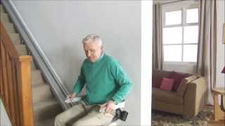 Acorn 120 Straight Stairlift Demonstration [upl. by Ahsikit]