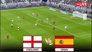 🔴LIVE  ENGLAND vs SPAIN I UEFA EURO 2024 FINAL MATCH I MATCH STREAMING I eFOOTBALL PES 21 GAMEPLAY [upl. by Rudiger]