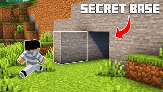 I Made The Best SECRET Base In Minecraft [upl. by Ahsienom]