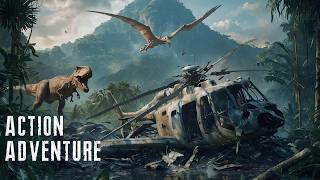 A plane crash threw them on a tropical island full of dinosaurs  Survival Adventure Film [upl. by Ava163]