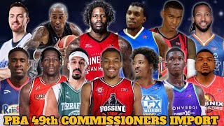 NEW UPDATED PBA 49TH COMMISSIONERS CUP IMPORT [upl. by Hescock172]