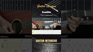 Zombie  The Cranberries  EASY Guitar Tutorial  Guitar Lessons TAB guitarhowto [upl. by Eiramit794]