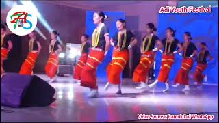 Adi Youth Festival  2024  Namsai Ome Group Dance at Gídí Notko Pasighat adisong ponung aditribe [upl. by Aitropal]