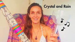 528hz Crystal and Rain Sound Journey [upl. by Harley]