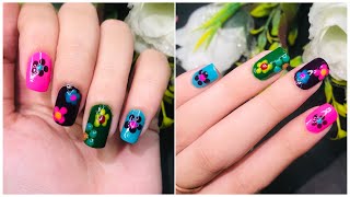 Easy Nails Art Compilation at Home  fall nail designs 2024 nails cute trending viralvideo [upl. by Allak]