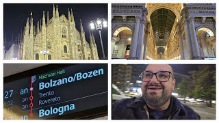 Vlog Viaggio a Milano Parte1 Torno in Italia dopo 5 anni guasto al Treno di andata che disastro [upl. by Ettezus444]