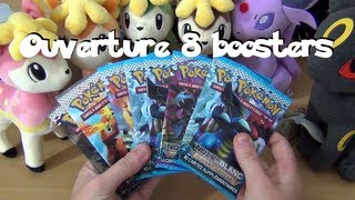 Ouverture de 8 boosters Pokemon [upl. by Gardas]