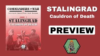 Stalingrad Cauldon of Death from Art of Wargames Preview [upl. by Eiggem101]