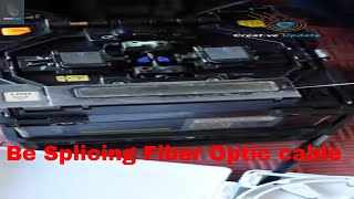 How to Be Splicing Fiber Optic cable home crafts crafts reels fiberoptic splicing fiber [upl. by Verity]