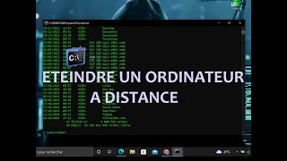 ETEINDRE UN ORDINATEUR A DISTANCE AVEC CMD  WINDOWS [upl. by Ahsino]