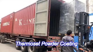 High Gloss Thermosetting Epoxy Polyester Powder Coating [upl. by Ahsiela]