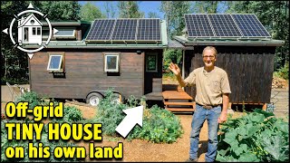 He retired into a offgrid Tiny House on his own land [upl. by Merril]