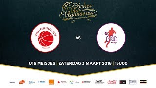 Finale BVV2018 U16 Meisjes DS Waregem vs KBT Kortrijk Q1Q2 [upl. by Erdied769]