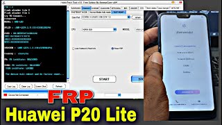 Frp Huawei P20 Lite Cuenta Google Huawei P20 Lite Vía HalabTech Tool [upl. by Alat]