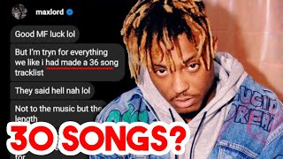 Juice WRLD TPNE 36 Songs 🤔  Maxlord Album Update [upl. by Ochs902]