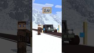 How Much Wool To Stop A Car Bedrock  Inspired by MrBeast minecraft shorts [upl. by Drusy]