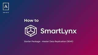 How to  SmartLynx Starter Package  Master Data Replication DEMO [upl. by Debby]