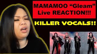 MAMAMOO quotGLEAMquot LIVE REACTION  This song is SO MUCH BETTER LIVE [upl. by Corin448]