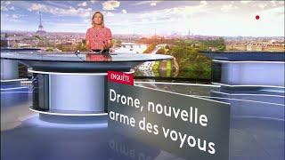 France2  060622  20h  Les drones la nouvelle arme des voyous [upl. by Marje919]