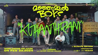 Kuthanthram  Manjummel Boys Promo Song  Chidambaram  Sushin Shyam ft Vedan  Parava Films [upl. by Fiorenza]