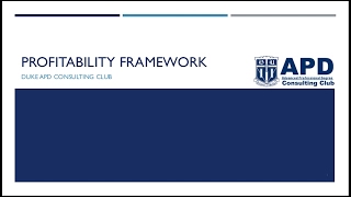 Case Practice Lecture 2 The Profitability Framework [upl. by Jocelyne151]