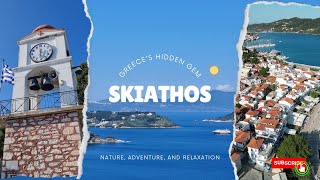 Skiathos Greece  Drone Video [upl. by Yltneb]