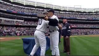 HIDEKIMATSUI 2010 Yankees champion Ring Ceremony [upl. by Reinaldos]