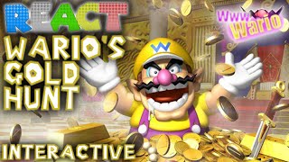 LUIGIKID REACTS TO WARIOS GOLD HUNT Interactive Youtube Video by Wwwwario [upl. by Abdulla]