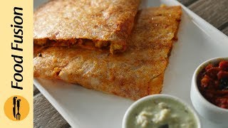 Chicken Masala Dosa Recipe by Food Fusion [upl. by Sly]