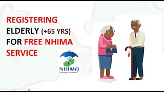 FREE eyeglasses spectacles operations and medications for old people under NHIMA [upl. by Joni]